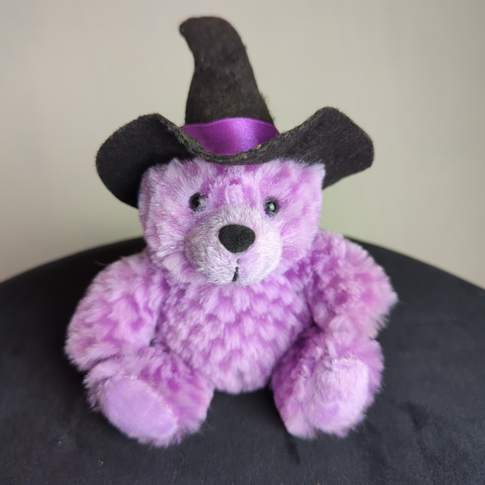 Halloween Galerie‎ Plush Purple Witch Bear